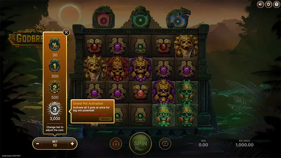 Godbreaker slot bonus buy