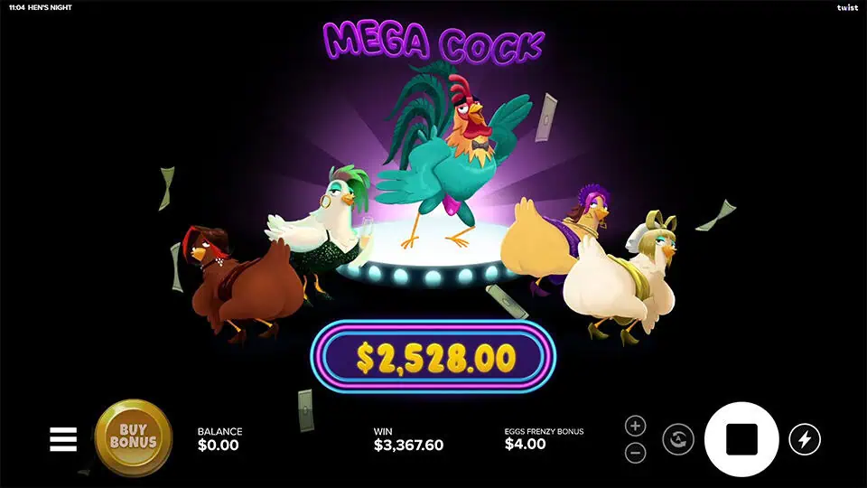 Hens Night slot big win