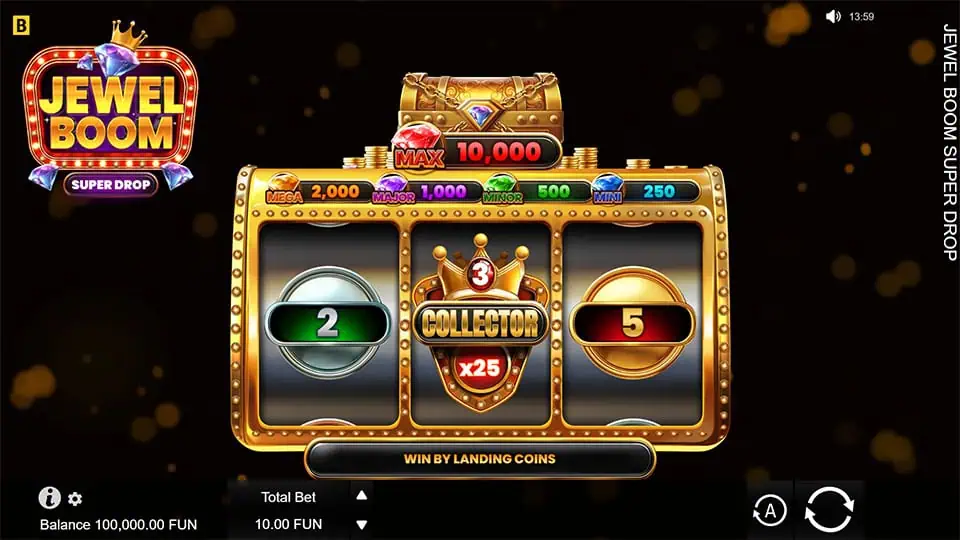 Jewel Boom Super Drop slot game preview 1