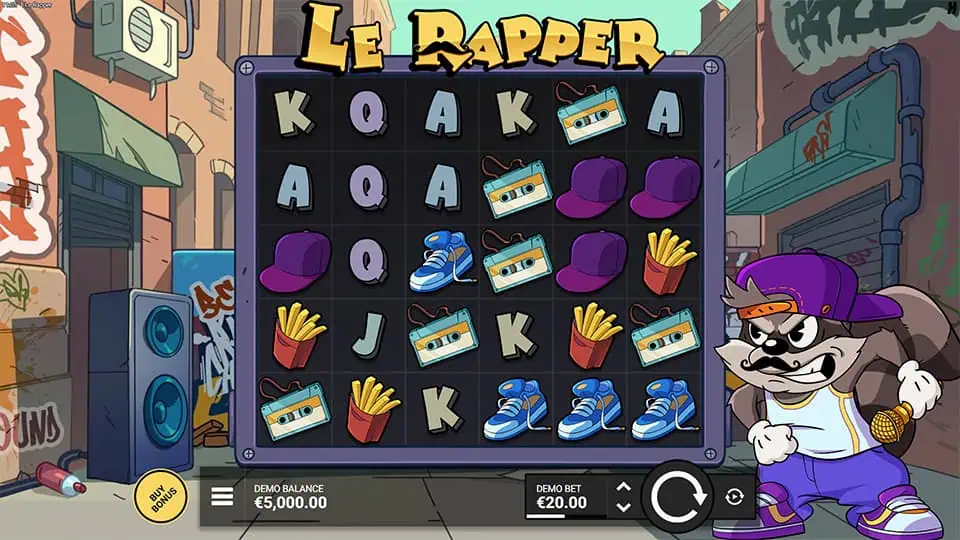 Le Rapper slot game preview