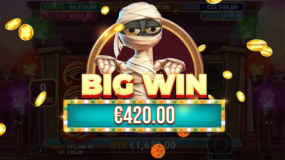 Mummys Jewels 100 slot big win 1