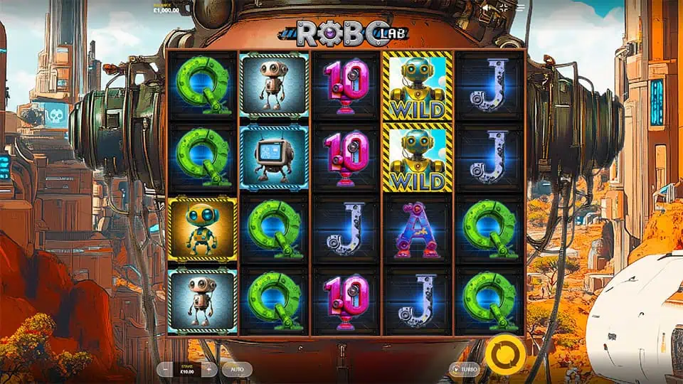 ROBOlab slot game preview