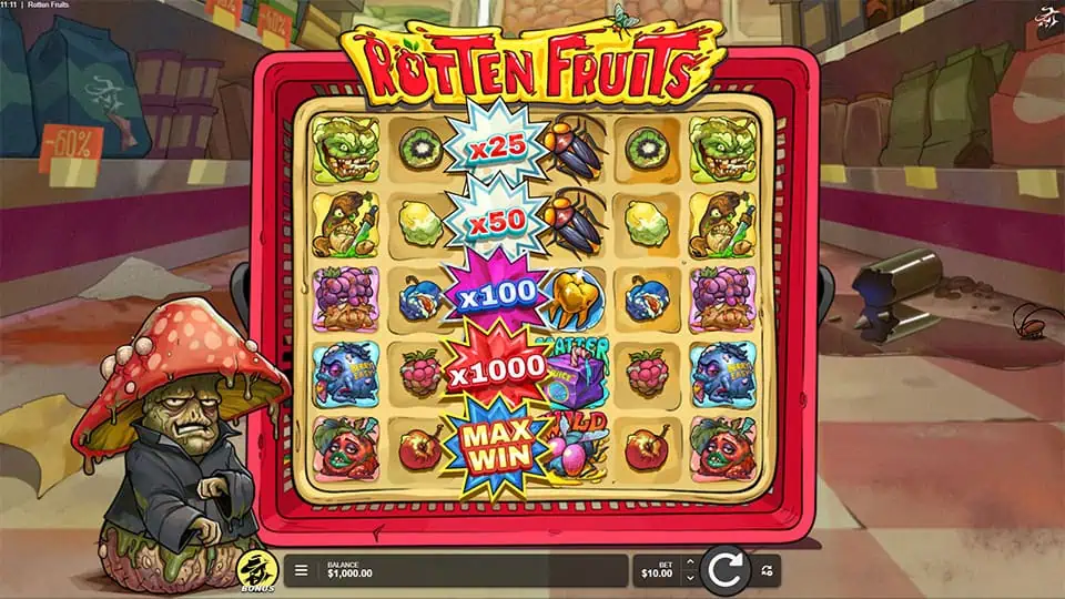 Rotten Fruits slot game preview