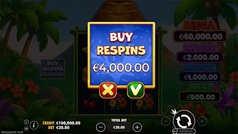 Super Tiki Strike slot bonus buy