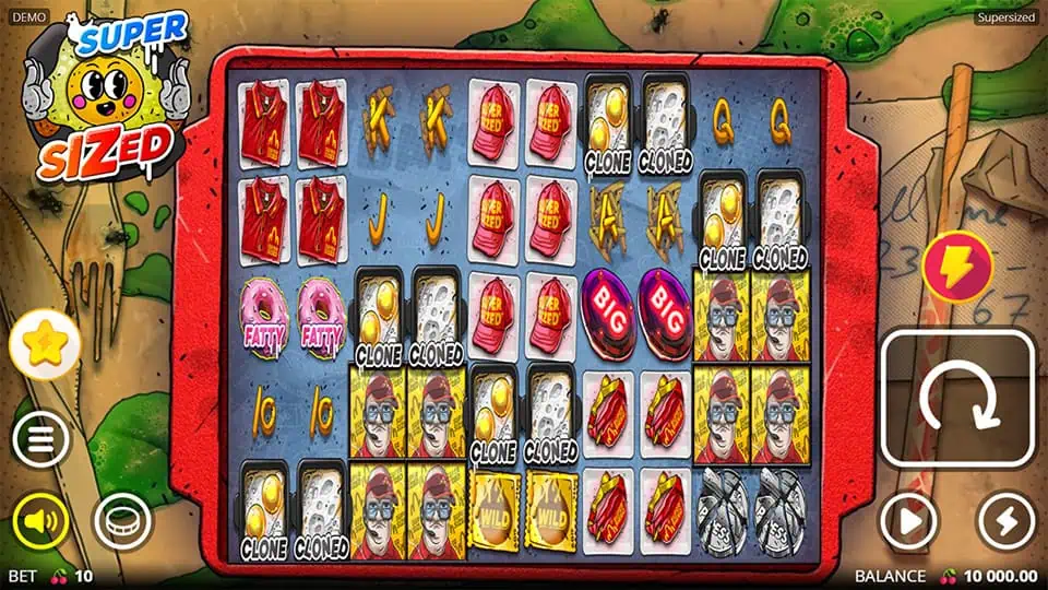 Supersized slot game preview