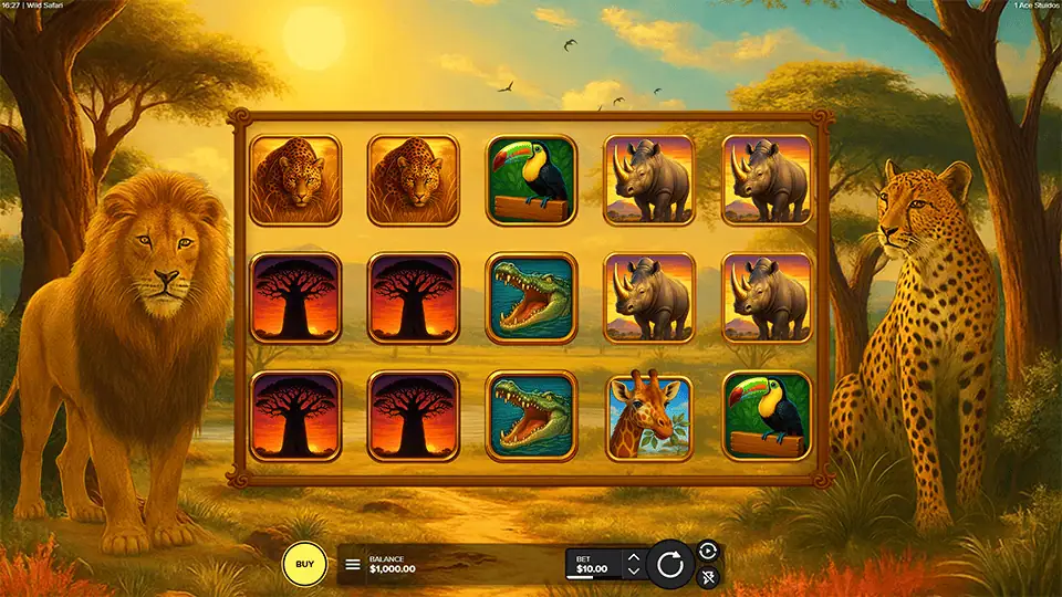 Wild Safari slot game preview