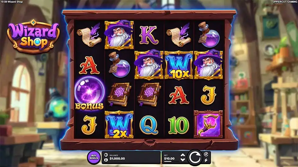Wizard Shop slot game preview