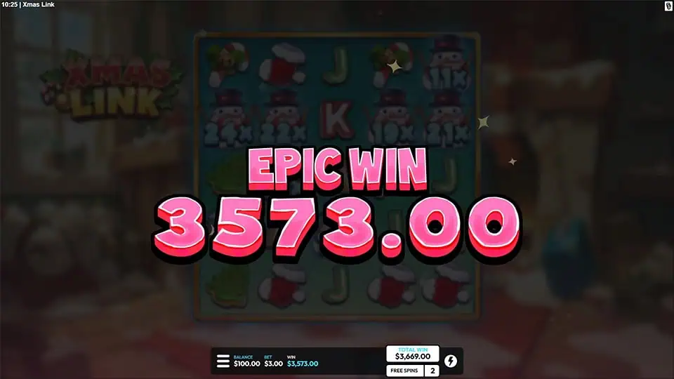 Xmas Link slot big win