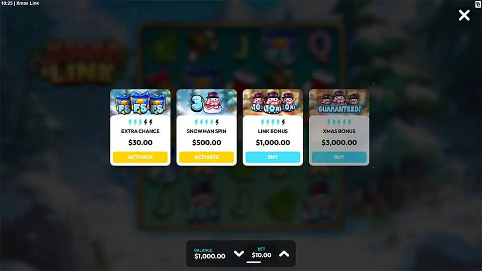 Xmas Link slot bonus buy 1