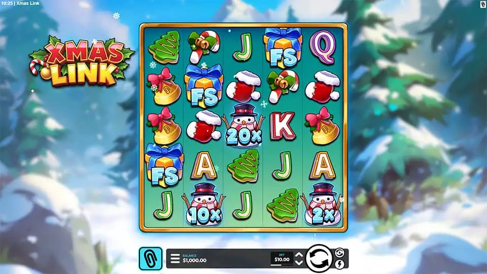 Xmas Link slot game preview 1