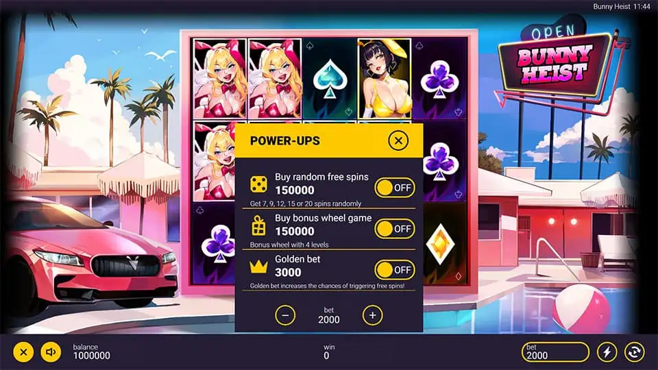 Bunny Heist slot bonus buy