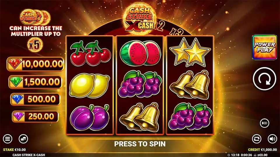 Cash Strike X Cash slot game preview 1