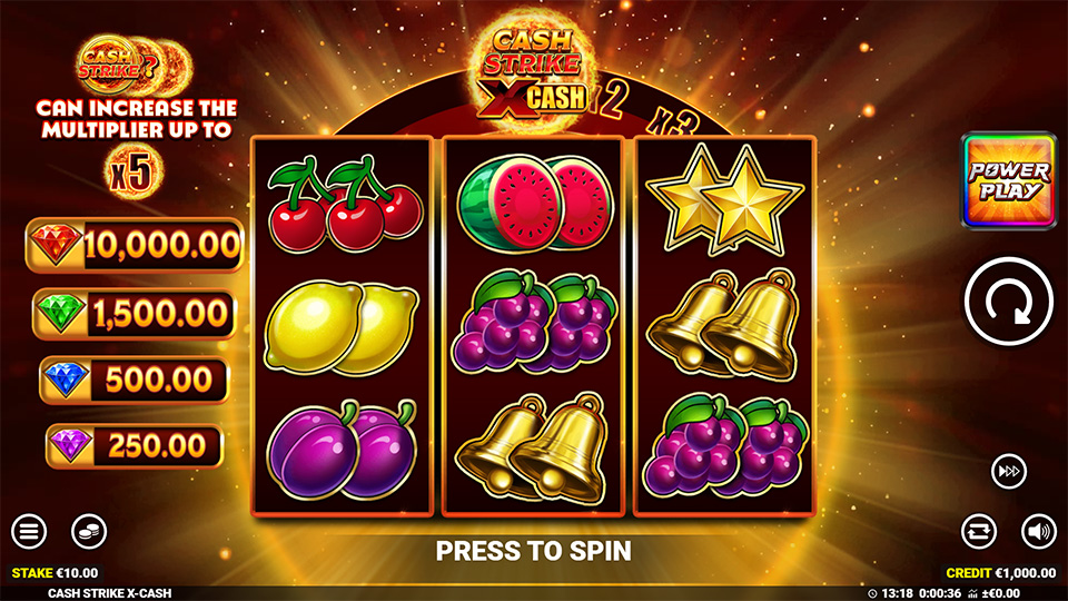 Cash Strike X Cash slot game preview