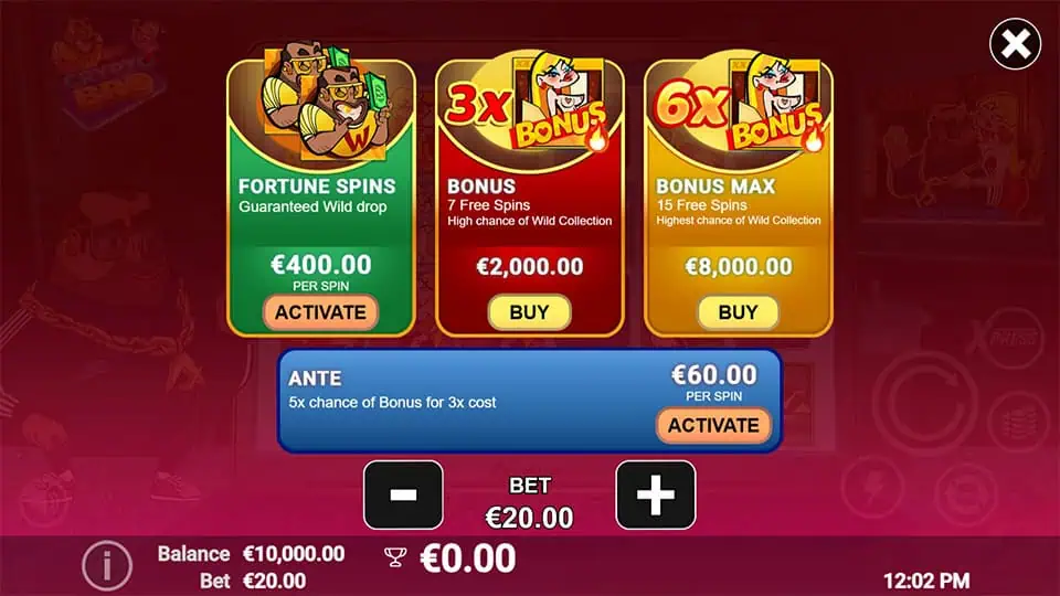 Crypto Bro slot bonus buy