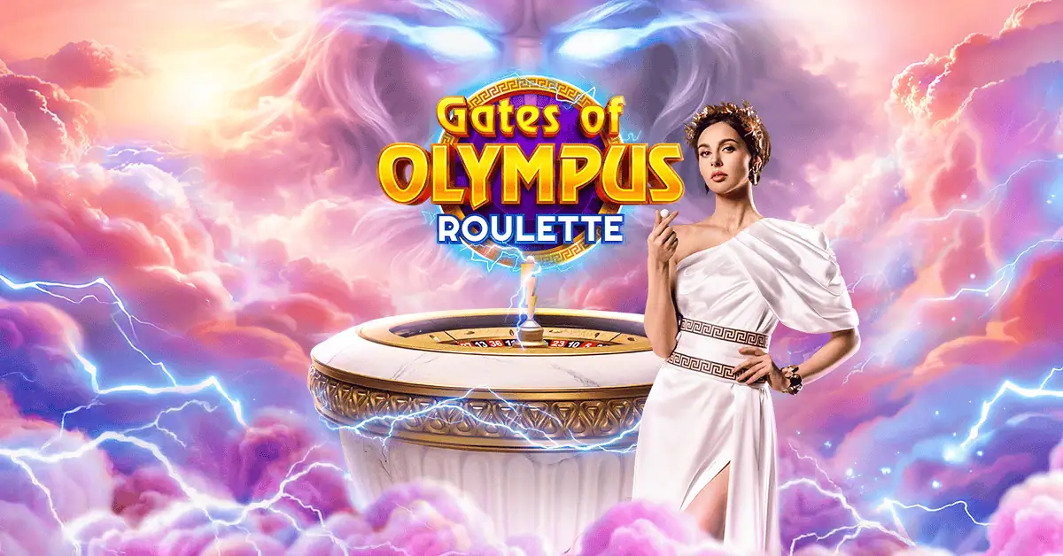 Gates of Olympus Roulette Live Casino slot cover image