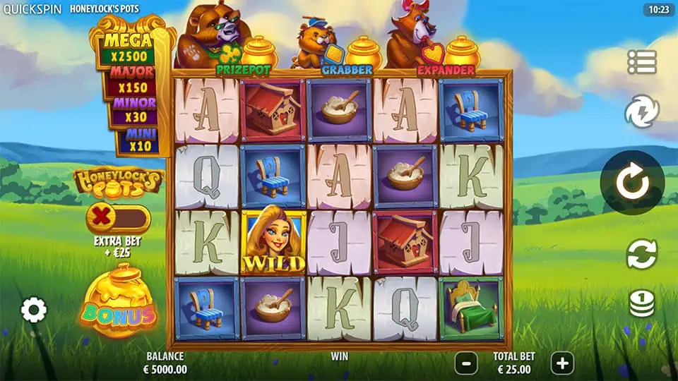Honeylocks Pots slot game preview 1
