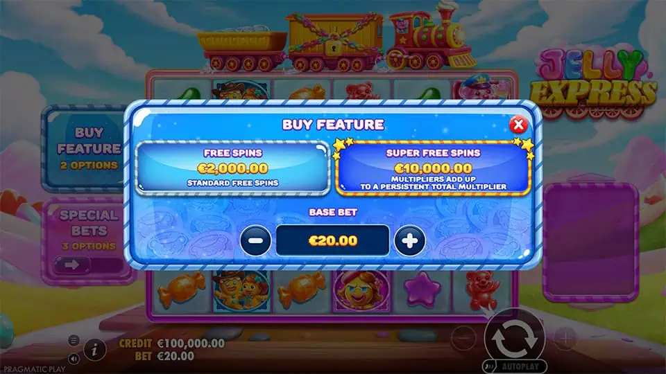 Jelly Express slot bonus buy