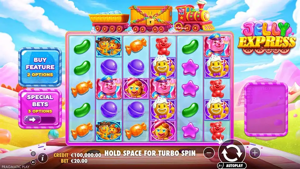 Jelly Express slot game preview