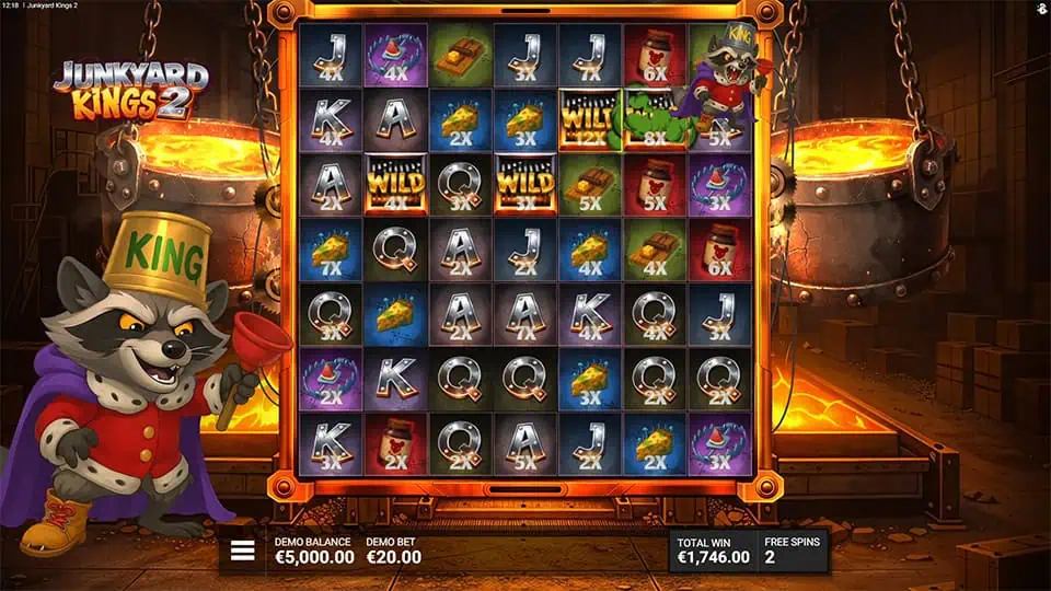 Junkyard Kings 2 slot feature king