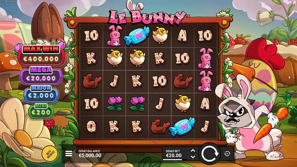 Le Bunny slot game preview