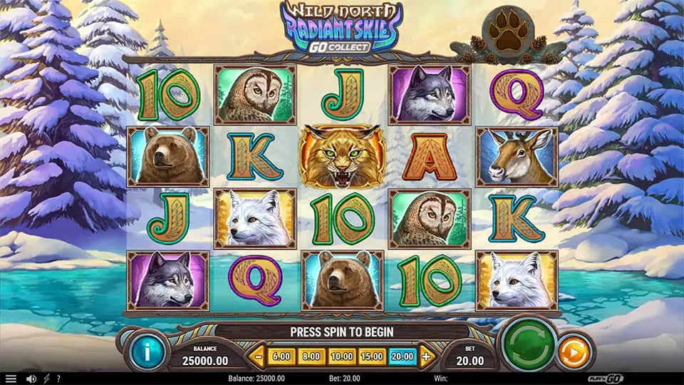 Wild North Radiant Skies slot game preview