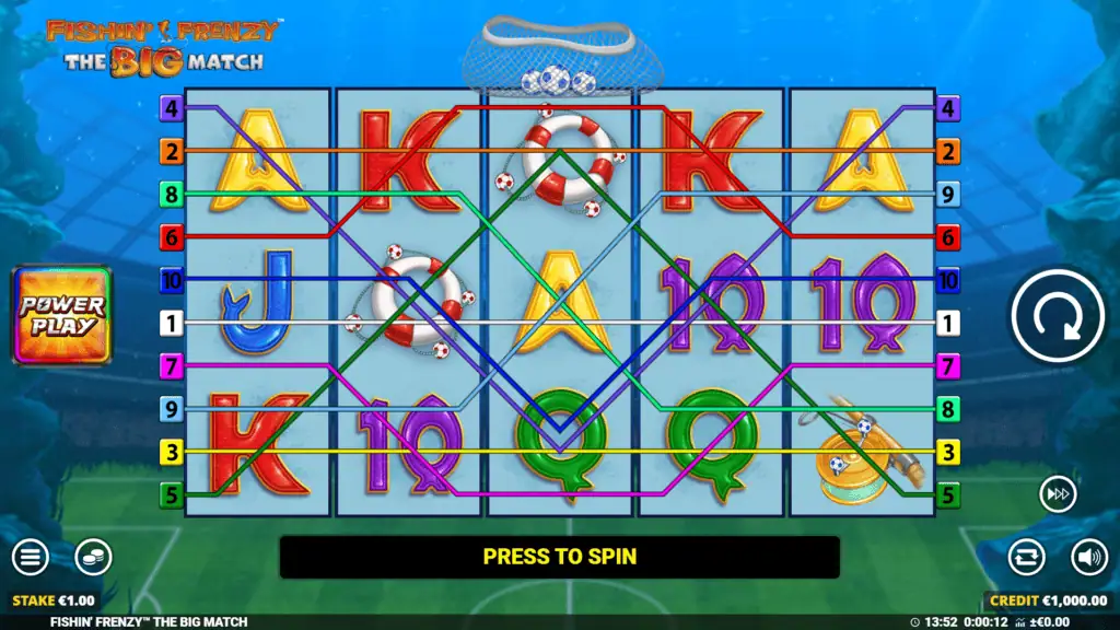 Blueprint gaming fishin frenzy the big match game preview
