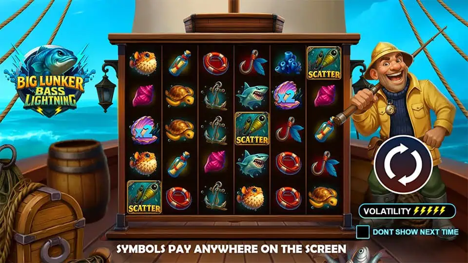 Tutorial showing scatters, multipliers, and high volatility level.