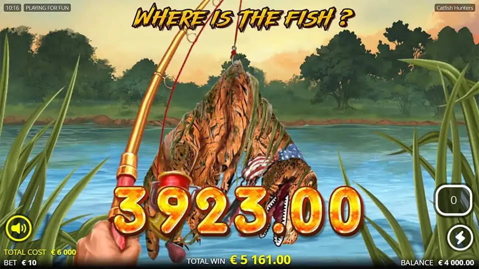 Catfish Hunters slot big win