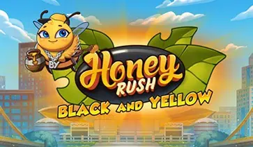 Honey Rush Black and Yellow Slot Demo slot cover image