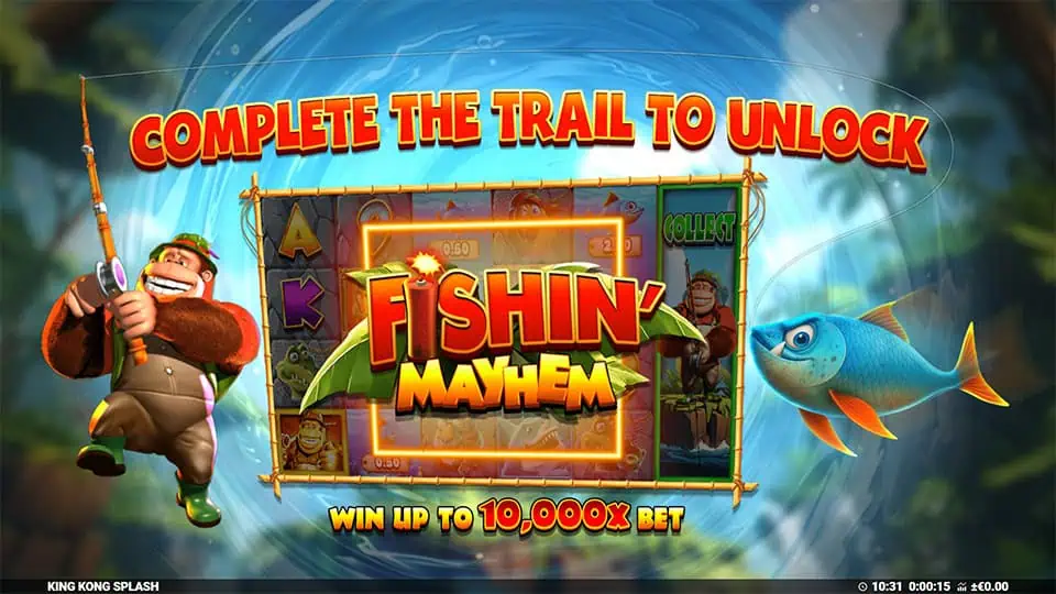 King Kong Splash slot intro screen