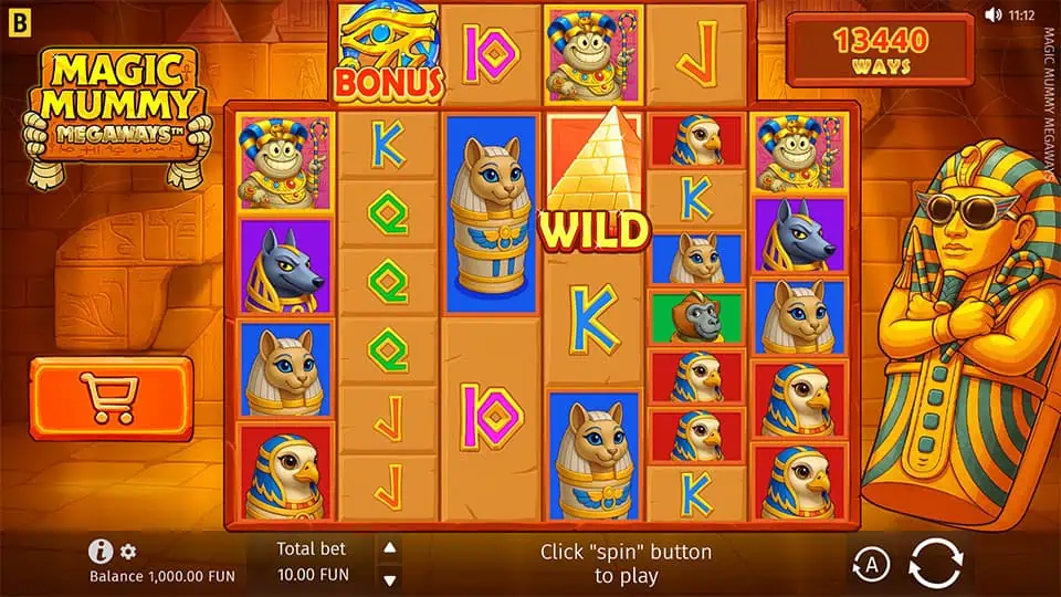 Magic Mummy Megaways slot game preview 1