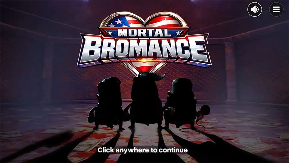 Mortal Bromance slot intro screen