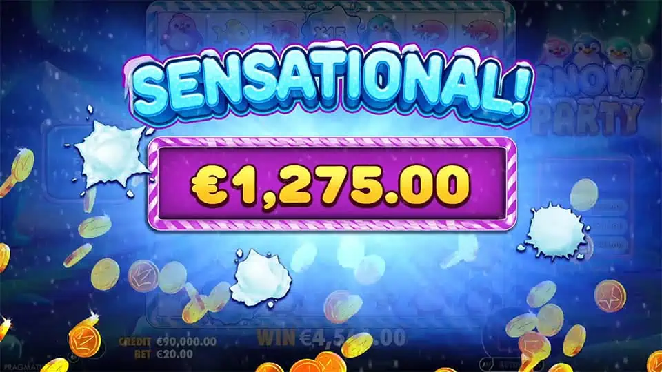 Snow Party slot big win
