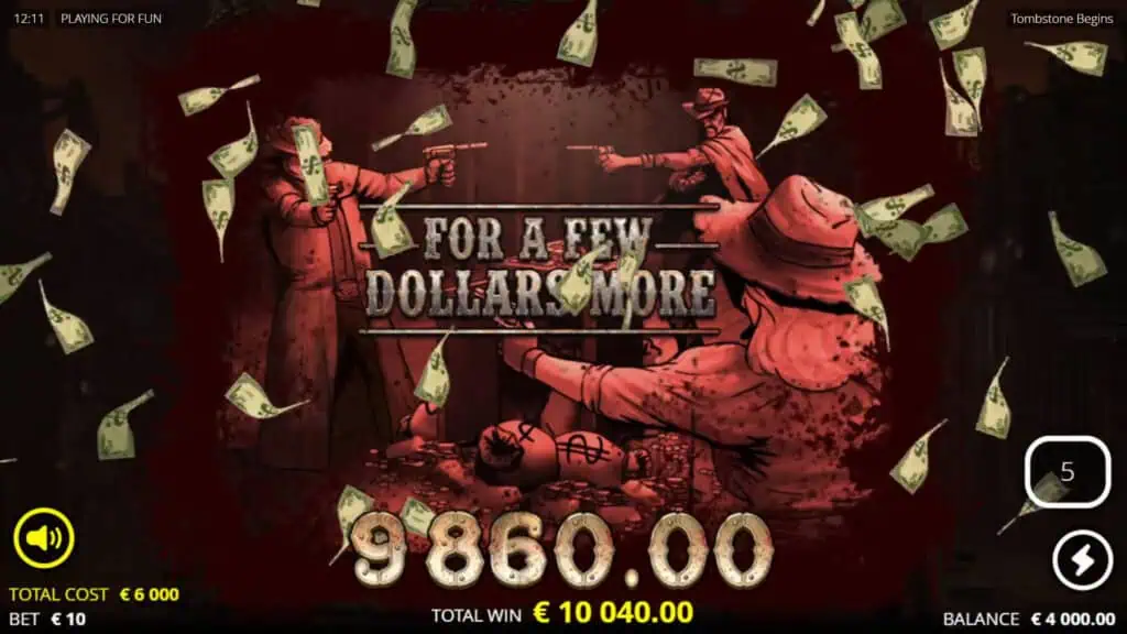 Tombstone Begins slot big win