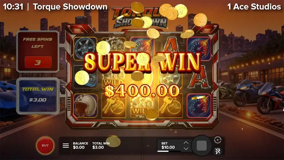 Torque Showdown slot big win