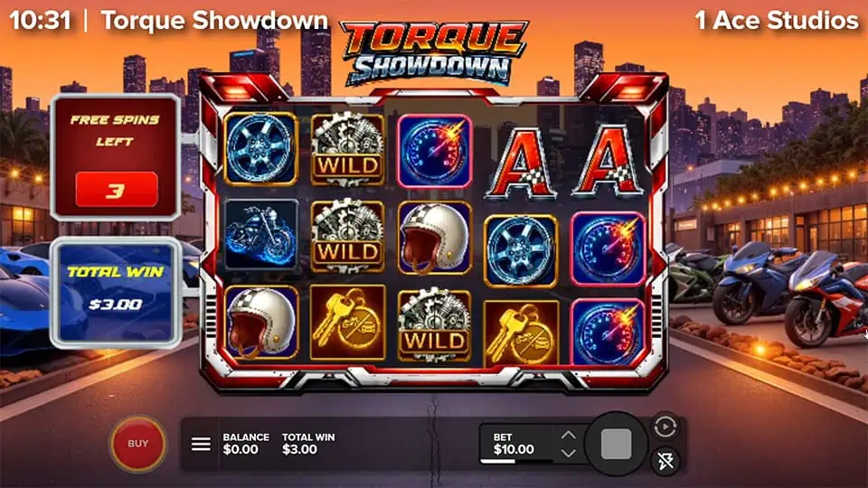 Torque Showdown slot feature wild