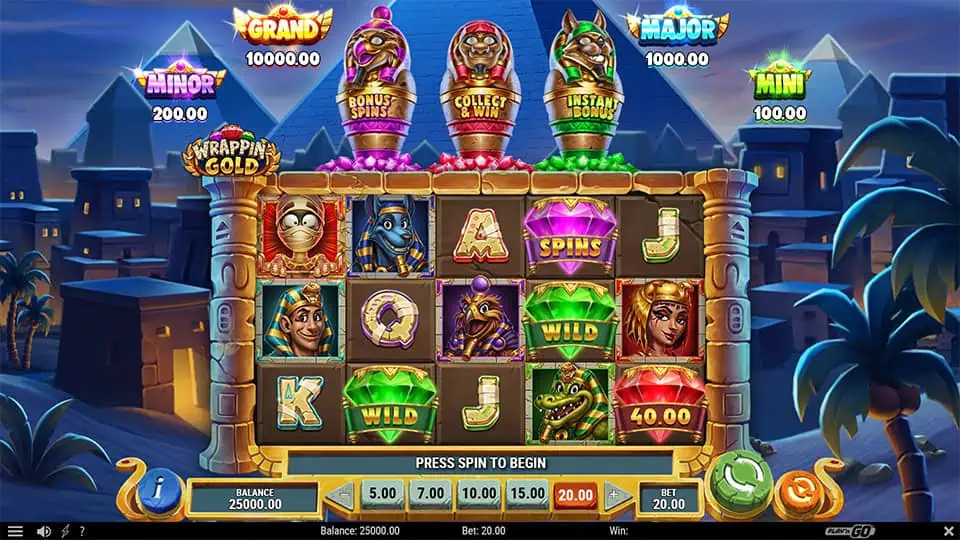 Wrappin Gold slot game preview 1