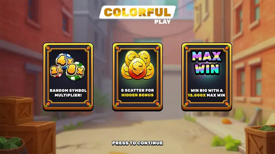 Bucks Bunny slot intro screen