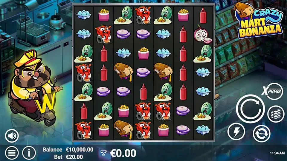 Crazy Mart Bonanza slot game preview 1