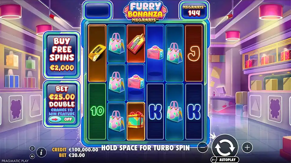 Furry Bonanza Megaways slot game preview