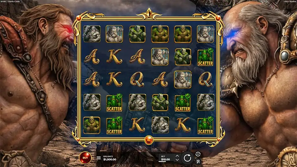 Giants Clash slot game preview