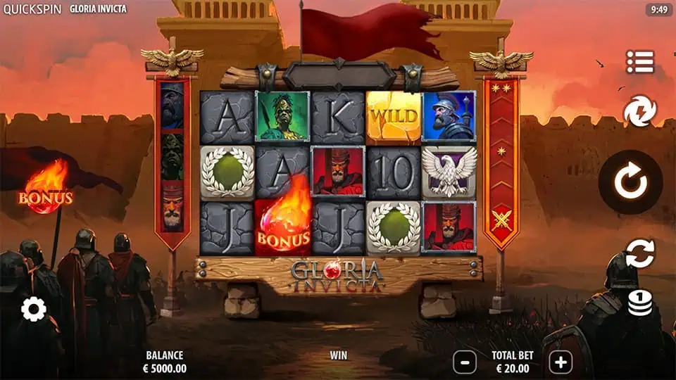 Gloria Invicta slot game preview
