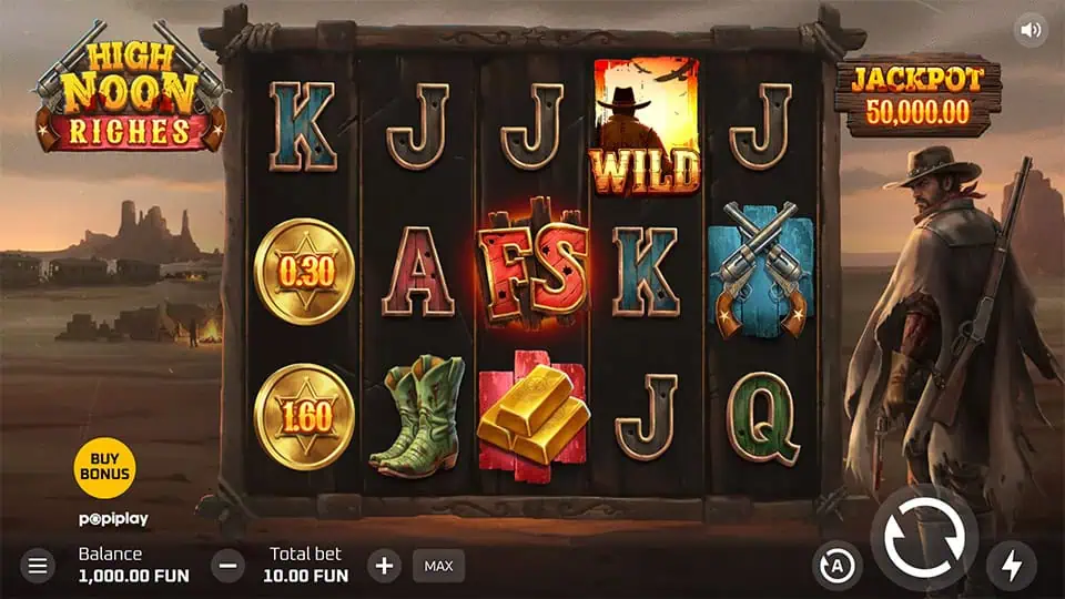 High Noon Riches slot game preview