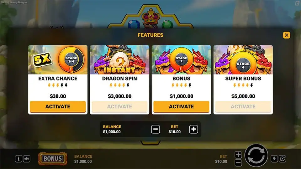 Honey Dragon slot bonus buy