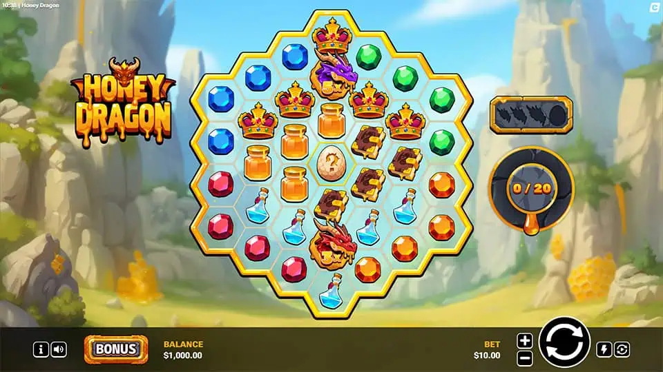 Honey Dragon slot game preview
