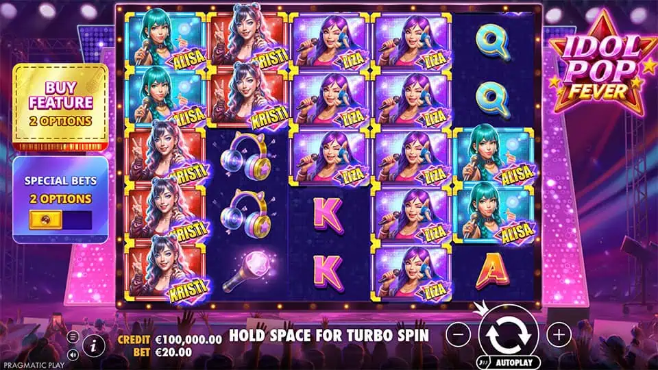 Idol Pop Fever slot game preview