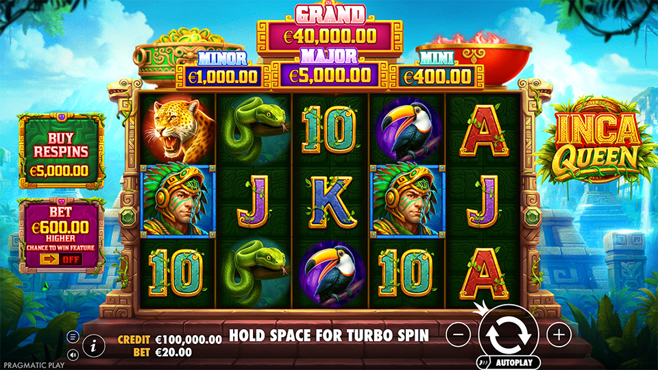 Inca Queen slot game preview