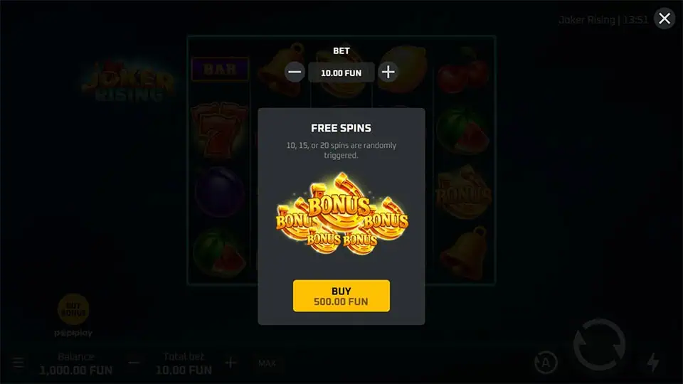 Joker Rising slot bonus buy
