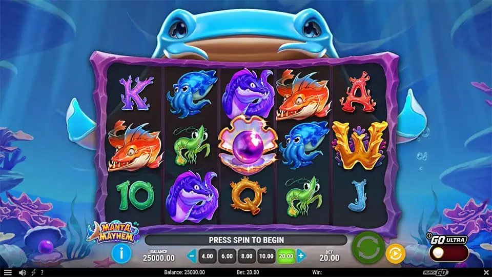 Manta Mayhem slot game preview