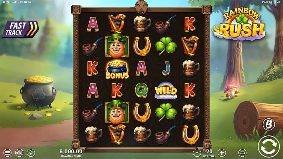 Rainbow Rush slot game preview